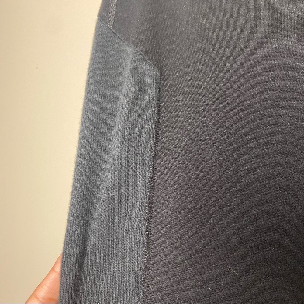 Rag And Bone Mixed Texture Button Black Leggings - image 7